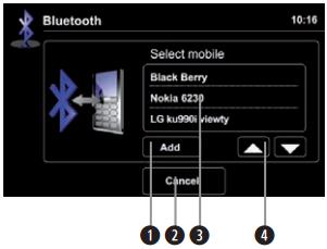 BLUETOOTH ÜZEMMÓD Mobiltelefon párosítása 1. BT beállítások megadása > készülék 2.