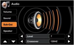 RENDSZERBEÁLLÍTÁS: AUDIO Audio mixer: Last/Utolsó: utolsó hangerő beállítása. Beállítás: beállíthatja tetszőleges értékre.