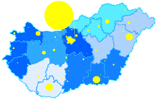 levelezős hallgatók aránya. A legnagyobb levelezős arány a két védelmi (ZMNE, RTF) intézményben van, illetve elég magas a Szent István Egyetemen és az Eszterházy Károly Főiskolán.
