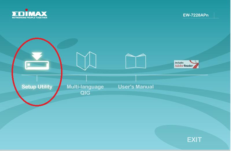 Kattintson a Setup Utility (Telepítő segédprogram) elemre a főmenüben, majd válassza ki az English (Angol) nyelvet a folytatáshoz. 5.