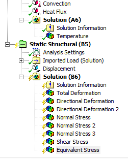 Adjuk meg, hogy az y irányú elmozdulás nulla lesz. A megfogások és terhelések után meg kell adni, hogy mit szeretnénk kiszámolni. Kattintsunk a Solution feliratra a modell vázlaton.