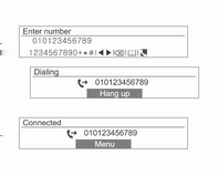 Telefon 119 az Enter number (Szám megadása) parancsot, majd nyomja meg a MENU-TUNE gombot.