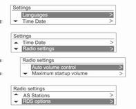 Rádió 87 Az FM stations list (FM állomáslista)/am stations list (AM állomáslista)/dab stations list (DAB-állomáslista) frissítés elindul.