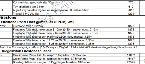 OUV36W UVC izzó 36 Watt 11803 14 990 OUV55W UVC izzó 55 Watt 14953 18 990 RST3/4 Spirál tömlő 3/4" 19mm belső átmérő 25m/tek (fekete) 274 348 RST1 Spirál tömlő 1" 25mm belső átmérő 25m/tek (fekete)