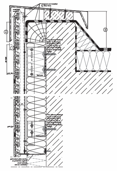RENDSZERFELÉPÍTÉS ÉS ÁLTALÁNOS RÉSZLETKIALAKÍTÁSOK Számítási értékek Profil mélység/ rendszermélység 31 mm Keresztmetszeti terület 2,76 cm 2 Tehetetlenségi nyomaték ly = 3,37 cm 4 lz = 11,61 cm 4