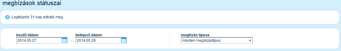 Egy felhasználó akkor látja a sablonokat, ha a funkciójogok között van sablonok joga és a megfelelő típusú megbízás elkészítéséhez is van funkciójoga.