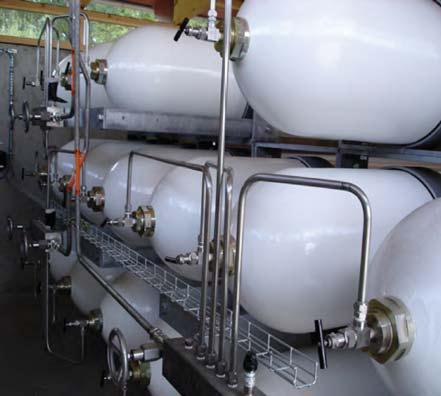 Forrás: TUW, 2012 27. ábra Gázpermeációs membrán technológia folyamatábrája A kompresszor (28. ábra) hulladék hőjét felhasználva, a maradék kén-hidrogén eltávolítása vas-, ill.