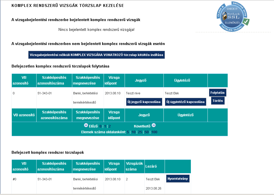 Elektronikus törzslap