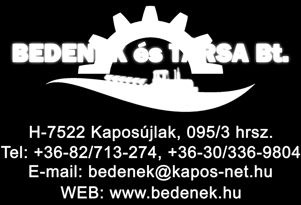 1304059 Rössler Consult 1385 6/13 Az Ön VN partnere: VOGEL&NOOT MEZÖGÉPGYÁR KFT.