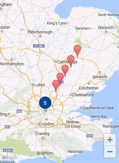 Google Maps Utility Marker Clustering Nagy számú markerek hatékony kezelése