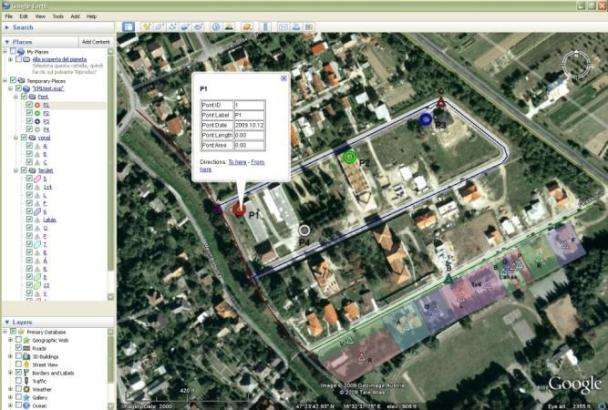 Új támogatott formátumok Open GIS KML térkép formátum támogatása: export és import - Pont, vonal és terület objektumok - Attribútumok, feliratok, tematikus osztályok, szimbólumok - Georeferenciával