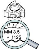 MENETESZTERÁLÁS orothread 266 lapkák Kódmagyarázat a orothread 266 lapkákhoz TURN - UN 1 Fő kód 2 Szerszám iránya 3 A megmunkálás típusa 4 Lapkaméret 266 = orothread 266 R = obbos típus = Váltólapkák