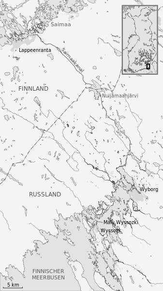 MELLÉKLETEK A Saimaa-csatorna térképen (A csatorna Finnország délkeleti részét, a finn tóvidéket kapcsolja össze a