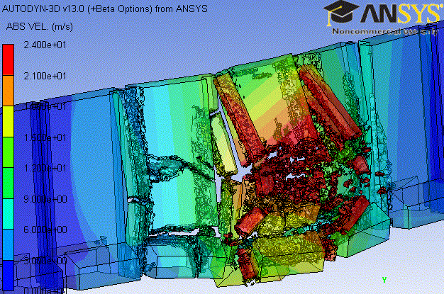 This solver is using the computational mesh that is connected with the continuum, the same way like classic FEM. Thus, it deforms in time following the continuum deformation.