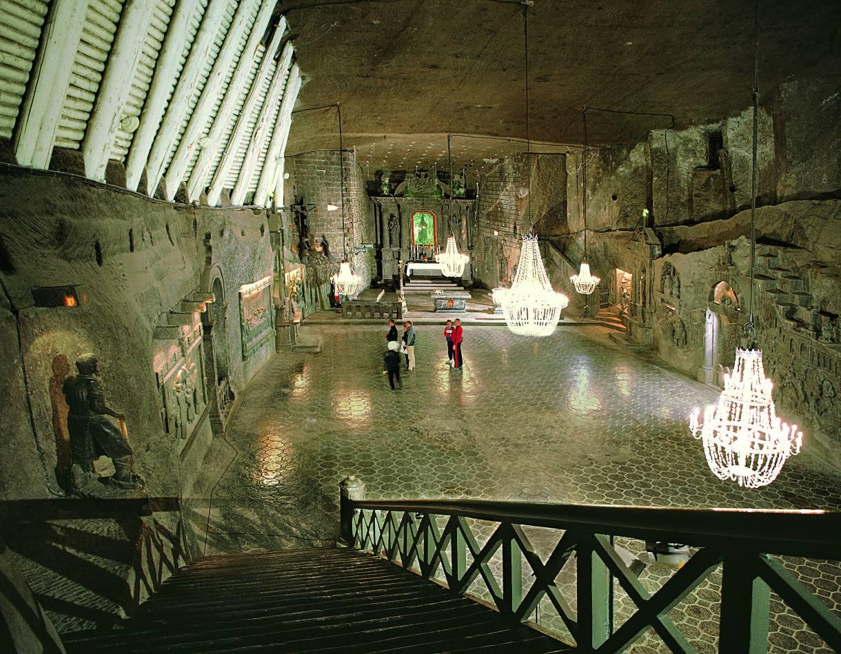 Wieliczka sóbánya Lengyelország, (1978) A Krakkótól mintegy 15 kmre fekvő 13.