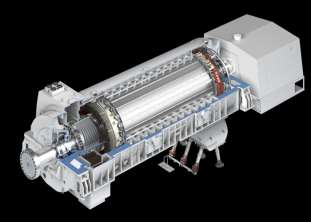 SGen5-4000 generátor hűtés: állórész víz forgórész H 2 71