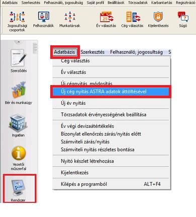 A mappa nevét a belépett cégnél, a Rendszer -> Beállítások -> Program és a megjelenő ablakon, a program funkció fülön -> Főkönyvi rendszer adatbázisának útvonala alatt található meg.