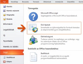 Első lépések a PowerPoint 2010 használatában Ha már hosszabb ideje használja a Microsoft PowerPoint 2003-as verzióját, felmerülhet a kérdés, hogy a PowerPoint 2003 parancsai és eszköztárgombjai hol