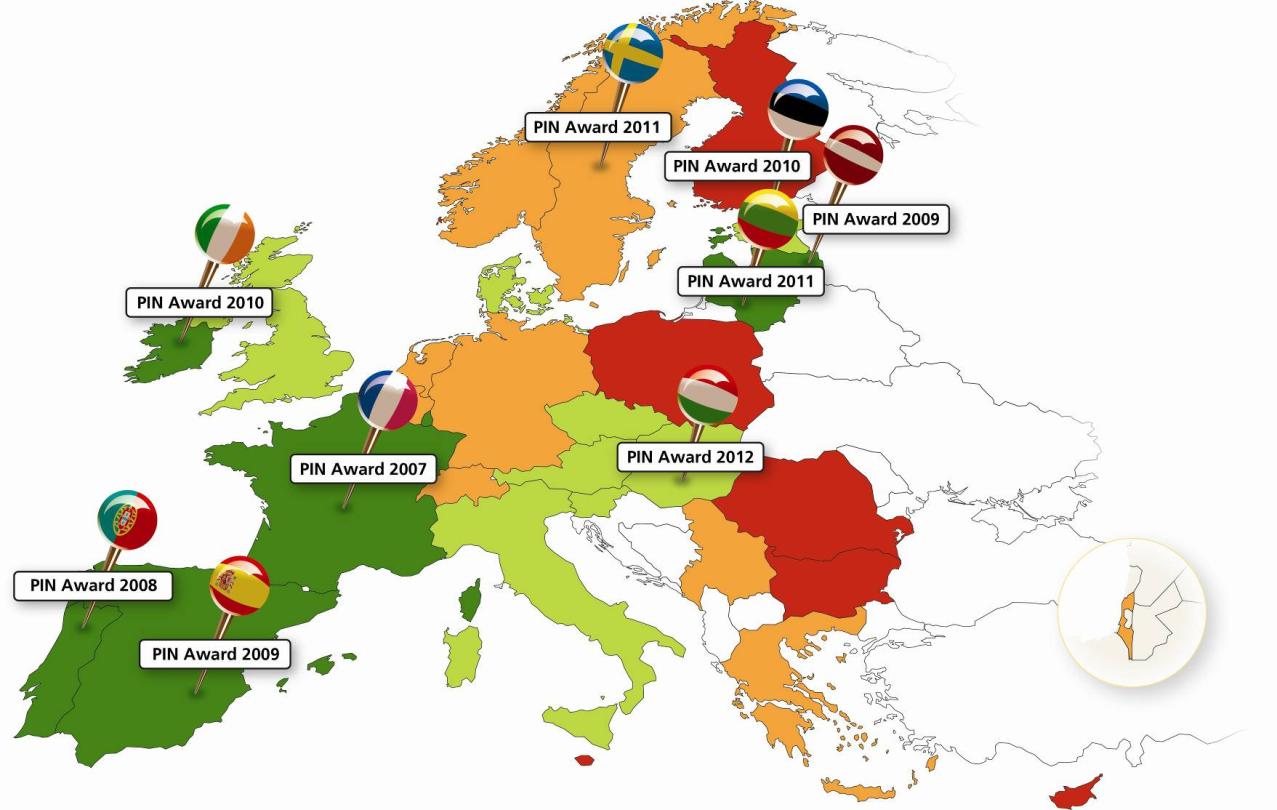 véletlen, hogy az ETSC (European Transport Safety Council) a PIN Award