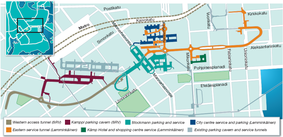 szekciójának kivitelezése: Lemminkäinen Infra, nyugati szekció kivitelezése: SRV Viitoset) végezték, illetve végzik. 3.