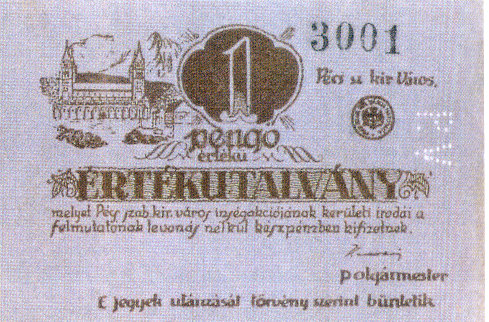 - P.V Pécs Város (A Perfin Katalógusomban ez a