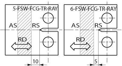 FCG (Fatigue Crack Growth) vizsgálatok eredményei 5754-H22/FSW, 6082-T6/FSW TR-RA 1,0E-01 5-FSW-FCG-TR-RA1 Fáradásos repedésterjedési sebesség, da/dn, mm/ciklus 1,0E-02