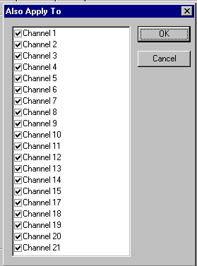 3. Kattintsunk a Configure feliratra, az alábbi ernyıkép jelenik meg: A Channel mezıben lehet a beállítani kívánt csatornát kijelölni.