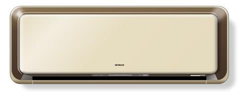 HITACHI RAC brndzésk HITACHI MOOZOE / MULTIZOE invrrs oldalfali bléri bléri gységk Bléri gység ípusa CUT-OUT (SHIROKUMA) oldalfali bléri gységk bézs csokládé valamin züs fhér színbn Hűőközg Érvénys: