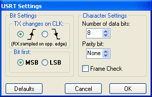 LOGSYS GUI BitBang I/O USRT adatátvitel: Keret: START bit, 4 16 adatbit, STOP bit Adatformátum: bináris, decimális, hexa vagy ASCII Interaktív mód: Többszörös küldési lehetıség