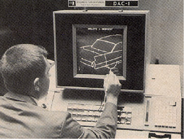 Történeti áttekintés 1964: CAD - DAC-1 (IBM) Autók tervezése (General Motors) A DAC-1 (Design