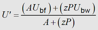 RÉSZLETES SZÁMÍTÁSI MÓD - FŰTÖTT PINCE TRANSZMISSZIÓS HŐVESZTESÉGE (fal) R w = a pincefal hővezetési ellenállása U bw = a pincefal hőátbocsátási tényezője d w = egyenértékű pincefal vastagság 1 talaj