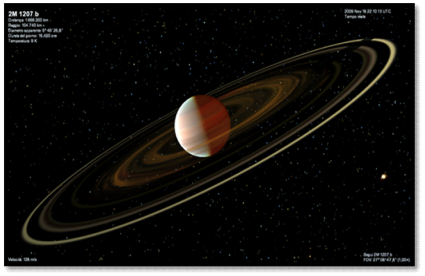 6. ábra: Az 51 Pegasi és bolygója egy elképzelt variációban [Forrás: http://hu.wikipedia.org/wiki/fájl:51_pegasi_b_v3.