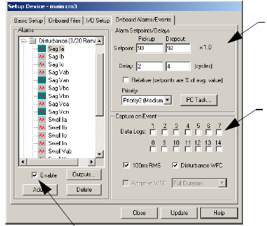 18. Zavarírás beállítása SMS szoftver segítségével Az SMS szoftverben a Setup/Devices Routing menüpont alatt, a Device Setup ablakban lehet beállítani a hálózatanalizátor zavaríró