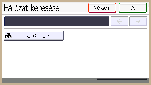 A mappába történő szkennelés alapvető műveletei 3. Nyomja meg négyszer az [OK] gombot. Ha a beírt útvonal formátuma helytelen, megjelenik egy üzenet.