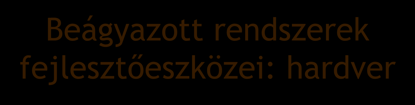Kiindulópont: Modul szint Integrált