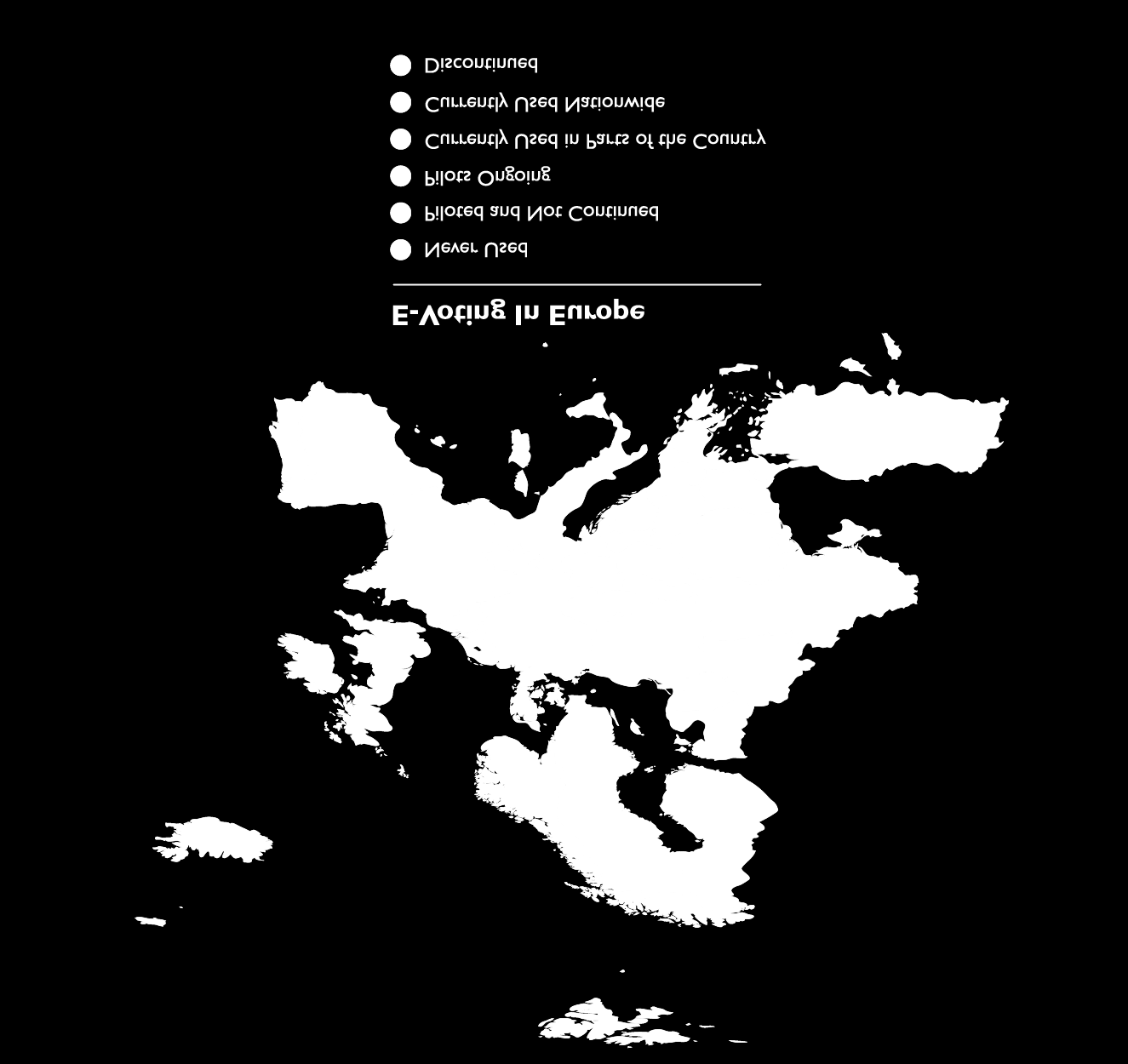 2012-es norvég kutatás azt mutatja, hogy világszerte már több mint 31 ország próbálta ki az e-választási rendszer használatát a politikai választások kapcsán.