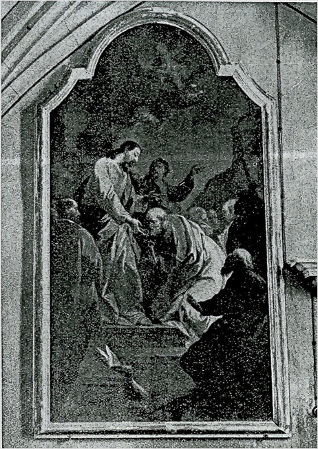 7. Felix Ivo Leicher (Wagstadt/Bílovec, 1727 Bécs, 1812): Jézus átadja