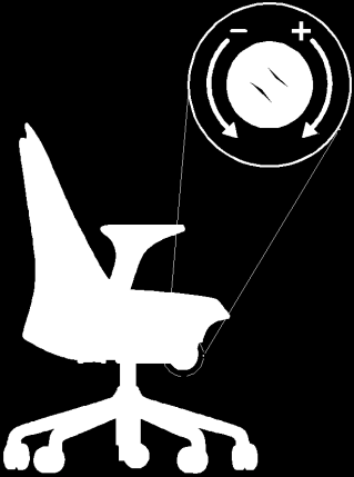 4 5 Kartámasz magasság Dőléserősség állító Az állítógomb alul, az ülőfelület jobb oldalán található. 5 -os előredőlés Vízszintes fül elöl, a szék bal oldalán.