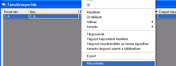 4. A példában 5 fájlt töltöttem be Kiss Ágnes évközi Számtan jegyeit az 1., 2., 3. évfolyamhoz, ugyanezt évfolyam nélül és egy közös iskolai fájlt.