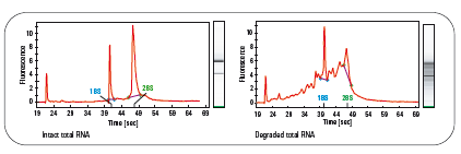 Agilent RNS Lab-on-chip kitek kvalitatív/ automatizált elektroforézishez: RNS LabChip kitek RNA 6000 Nano 5067-1511 (25x12) RNA 6000 Pico 5067-1513 (25x11) Small RNA 5067-1548 (25x11) applikációs