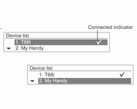Infotainment rendszer 149 A Bluetooth eszközök csatlakoztatása/törlése/leválasztása Nyomja meg a CONFIG gombot, és használja a MENU gombot a TUNE forgókapcsolóval a Settings (beállítások) Bluetooth