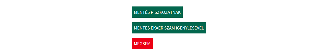 VII. Egyszerűsített bejelentések megtétele 2015.