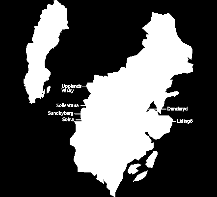 Stockholm város Lakosság: 2 millió fő 26 önkormányzat Terület 6 500 km 2 160 km északról délre Minden ötödik svéd
