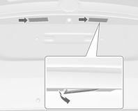 186 Autóápolás Oldalsó irányjelzők Középre felülre szerelt féklámpa Rendszámtábla világítás Ha a lámpa nem működik, ellenőriztesse egy szervizben.