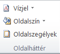 Lap elrendezése: Oldalháttér Szín,