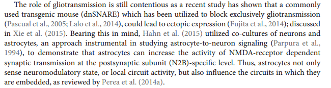 .. és akkor there is a need for better genetic models to study astrocyte function.