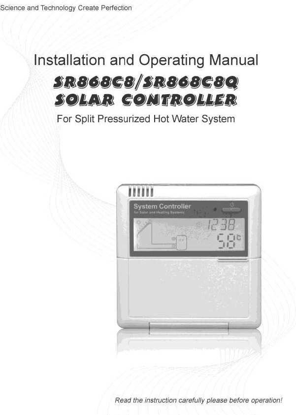 Kezelési és üzembe helyezési kézikönyv SOLAR DIGIT 102 (plusz) SOLAR DIGIT 103 (plusz) SOLAR DIGIT 104