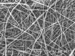 Abszorbancia Flow technológia Királis organokatalizátorok rögzítése nanoszálakhoz: