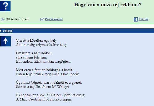 FELTESZNEK, AMIKRE