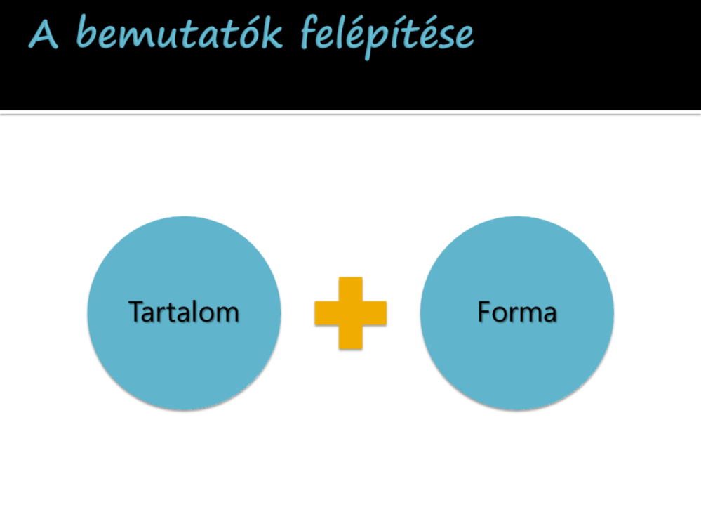 A felépítést tartalmi és formai szempontok alapján is meg kell különböztetni.
